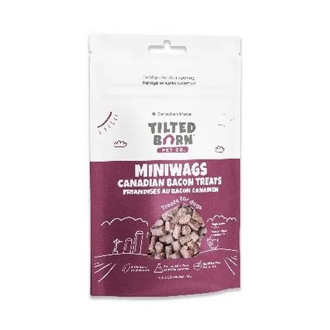 1cs 10/3.53oz Tilted Barn Miniwags Canadian Bacon - Dog/Cat Supplements